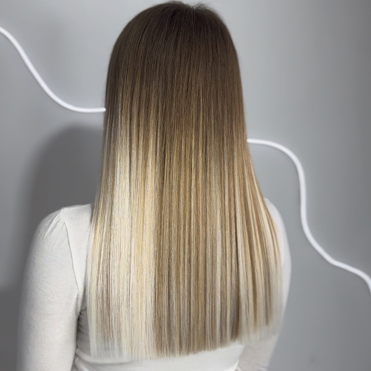 Снятие прядей.