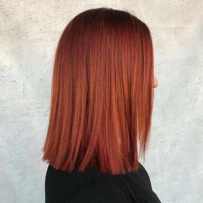 Окрашивание волос в один тон до 30 см