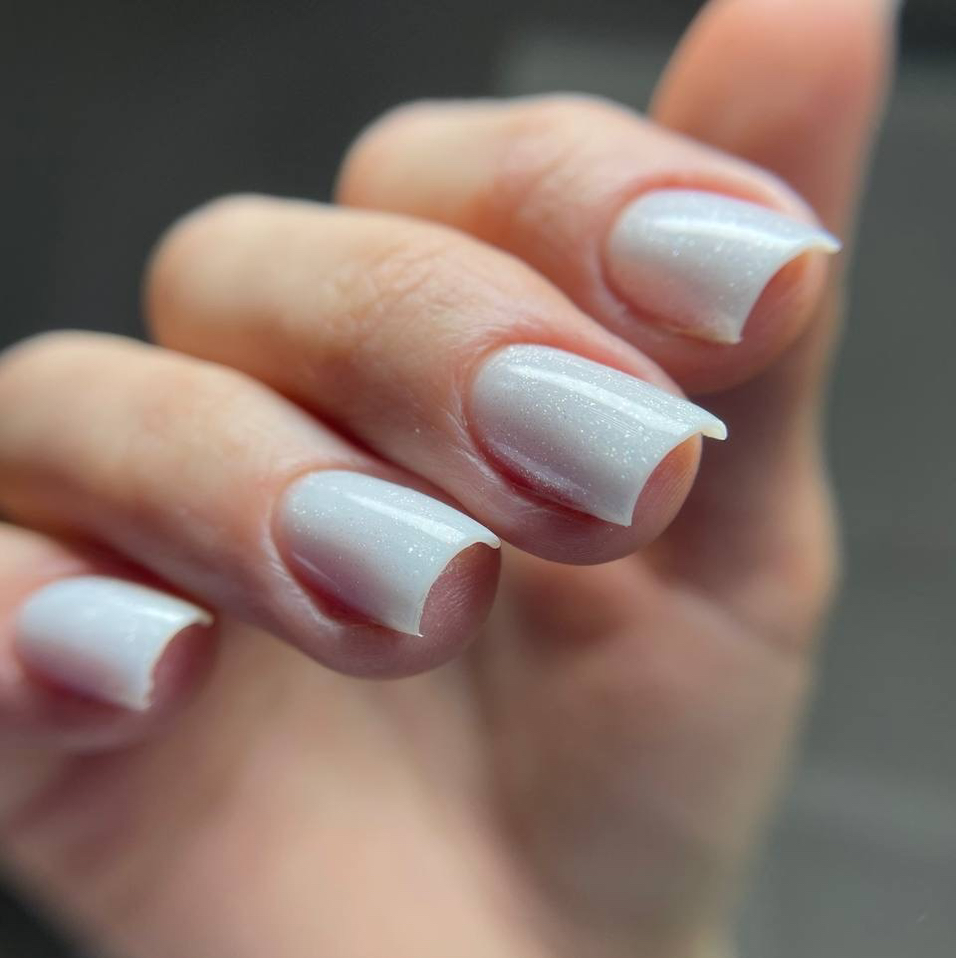 Архитектура. Маникюр с восстановлением формы ногтей + однотонное  покрытие