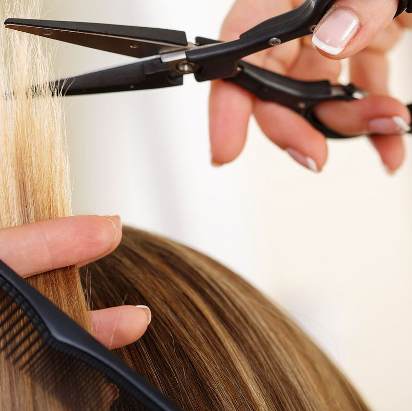 Стрижка горячими ножницами до 40см