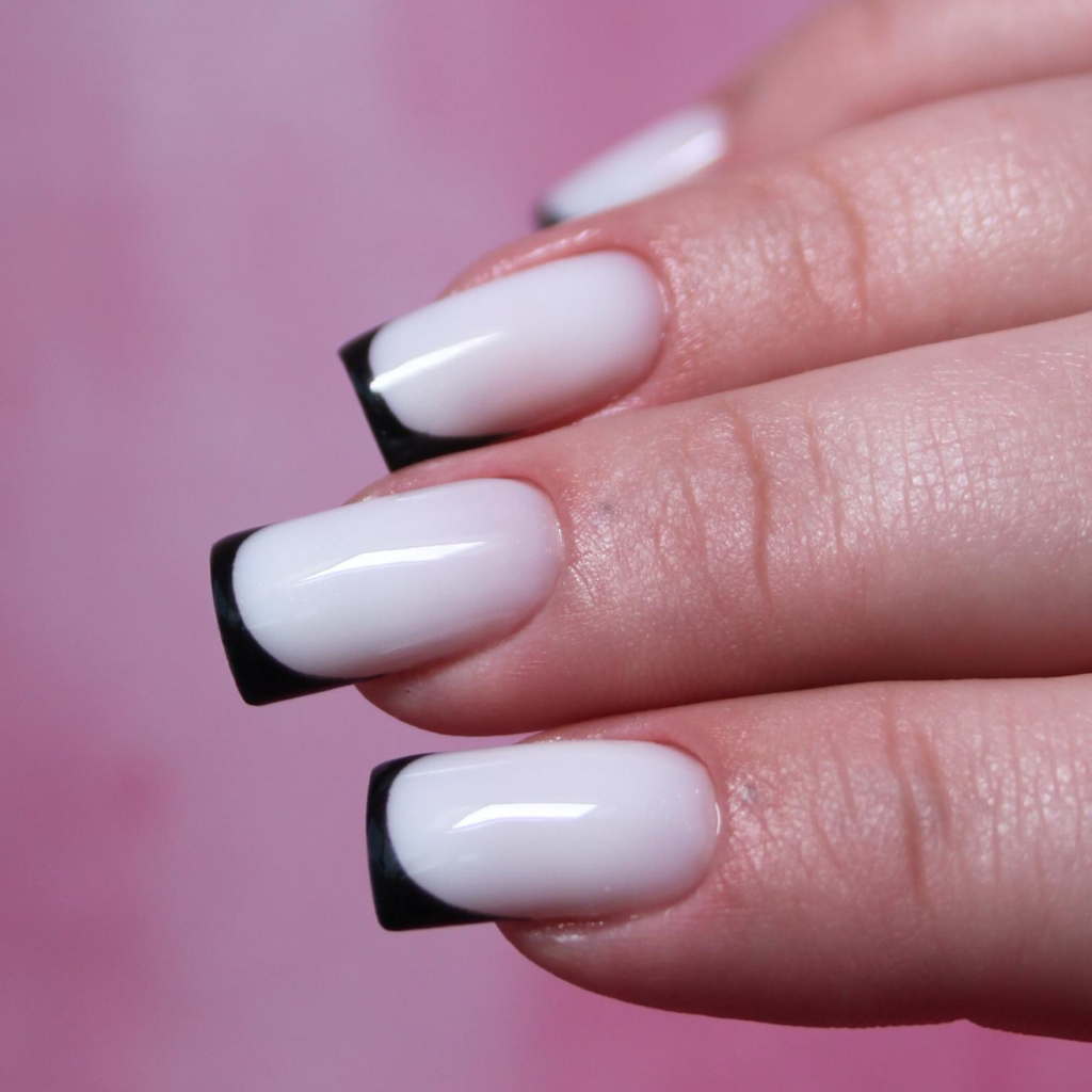 Френч/втирка/лунки/растяжка блестками