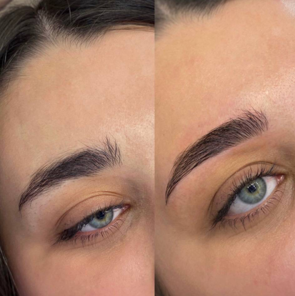 коррекция бровей