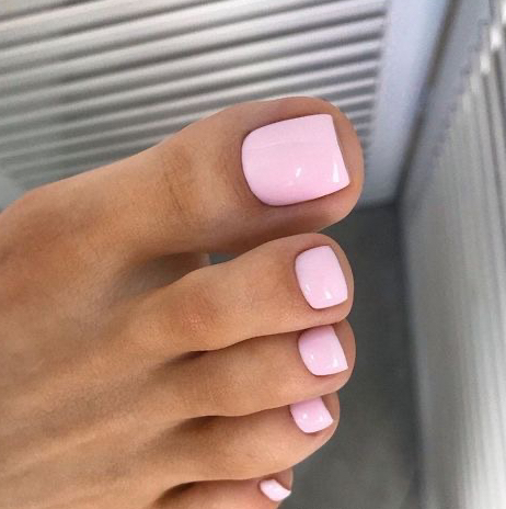 Педикюр + пяточки + покрытие однотонное