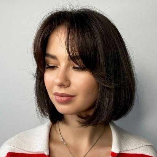 Стрижка чёлки  Шторка