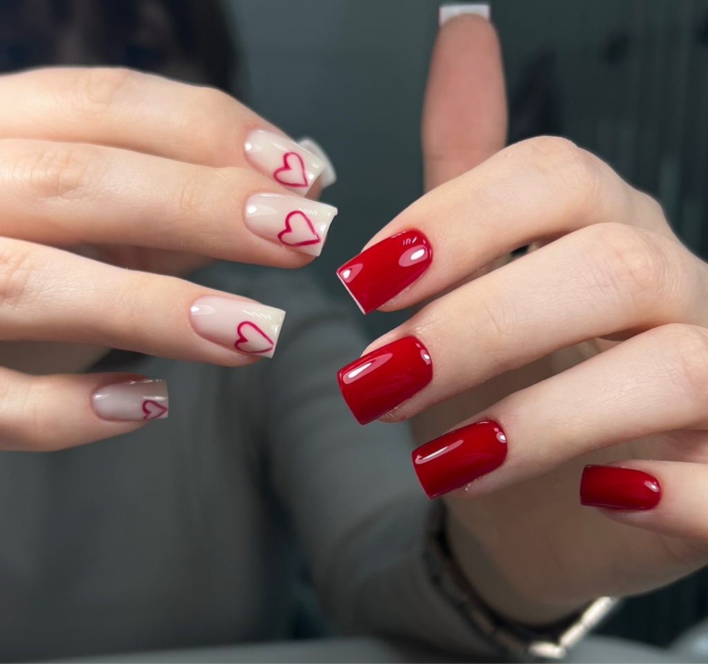 Наращивание ногтей + покрытие