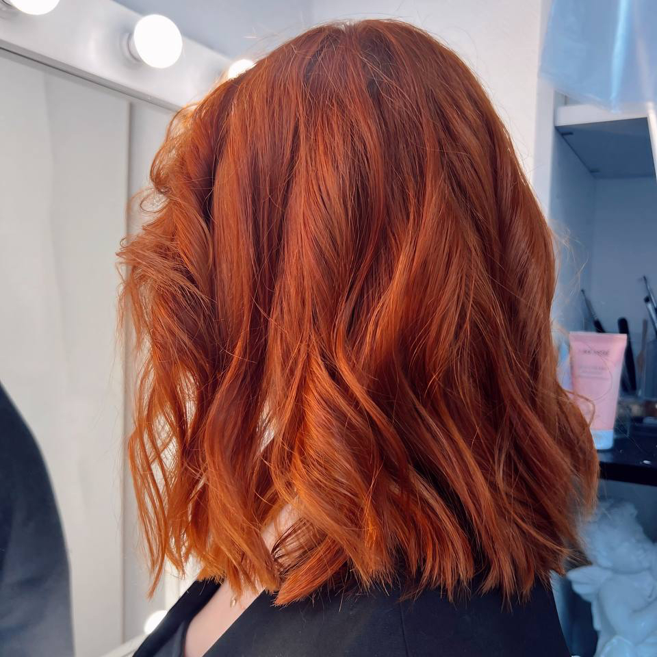 Вечерняя укладка  S-длина до плеч