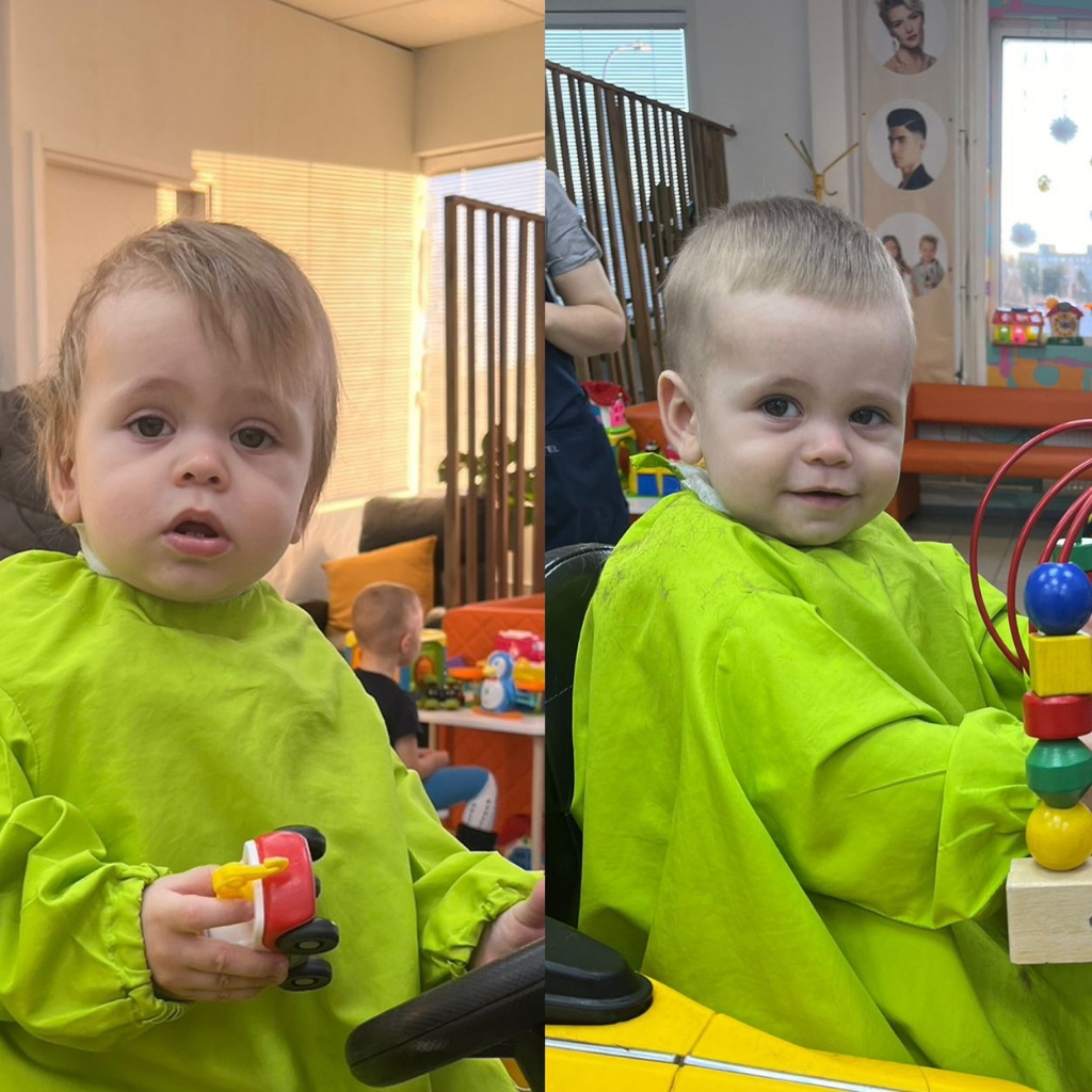 Первая стрижка малыша👶🏼