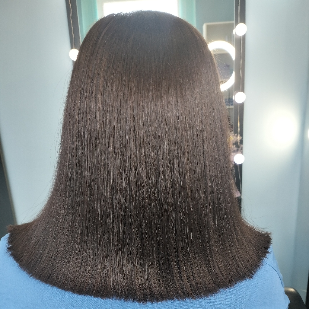 Окрашивание тон в тон/до плеч