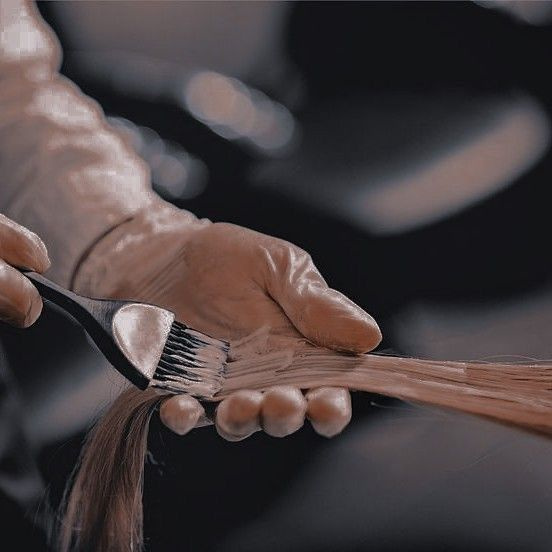 Окрашивание средние волосы