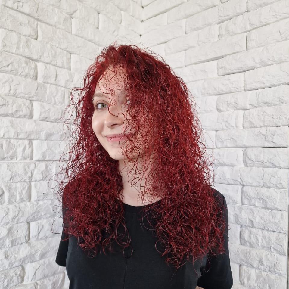 Завивка длинные волосы (до лопаток)