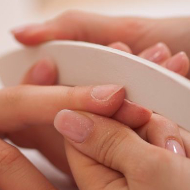 Детский маникюр без покрытия