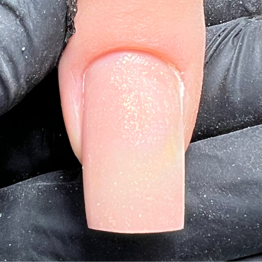 наращивание 1 ногтя