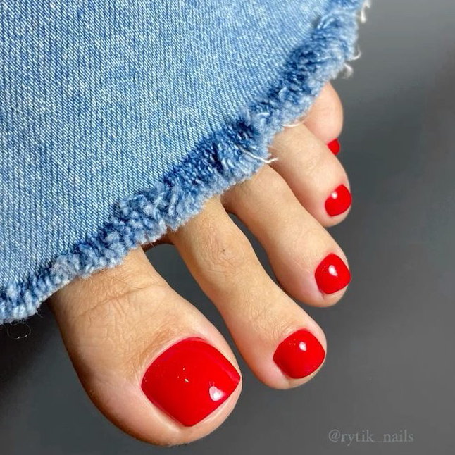 Педикюр обработка пальчиков /гель лак