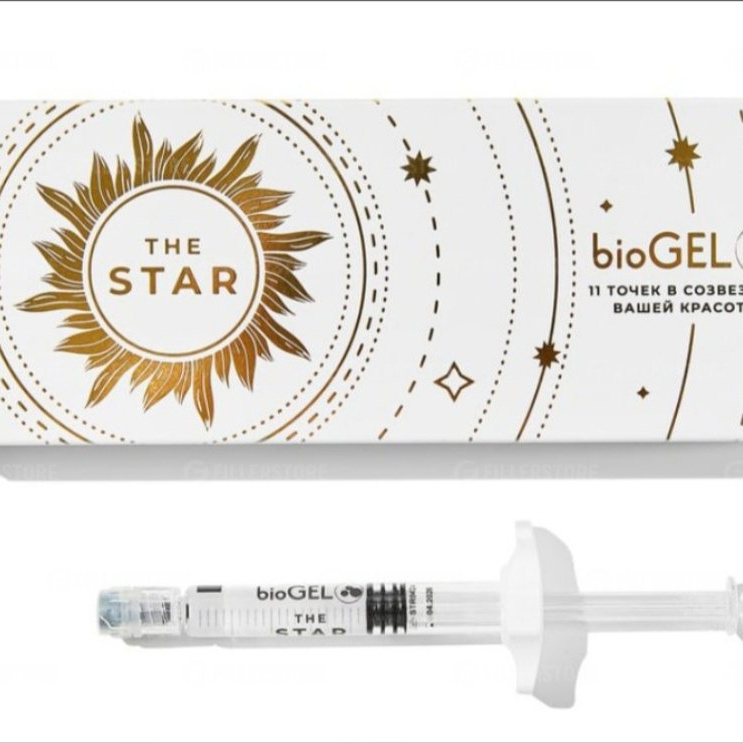 Биоревитализация по 12 точкам красоты препарат bioGEL The Star