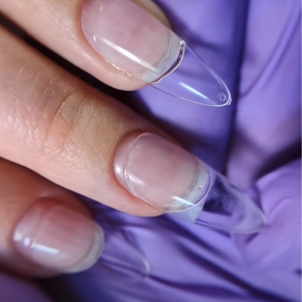 Наращивание ногтей на гелевые типсы