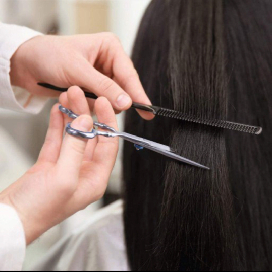 Women's haircut for very thick hair