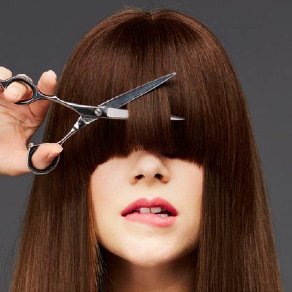 Bangs for very thick hair