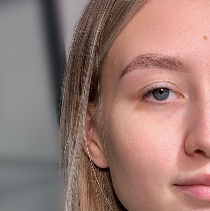 Долговременная укладка бровей + полное оформление бровей