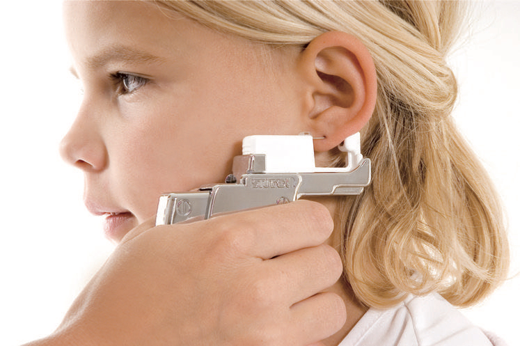 Прокол ушей по системе 75