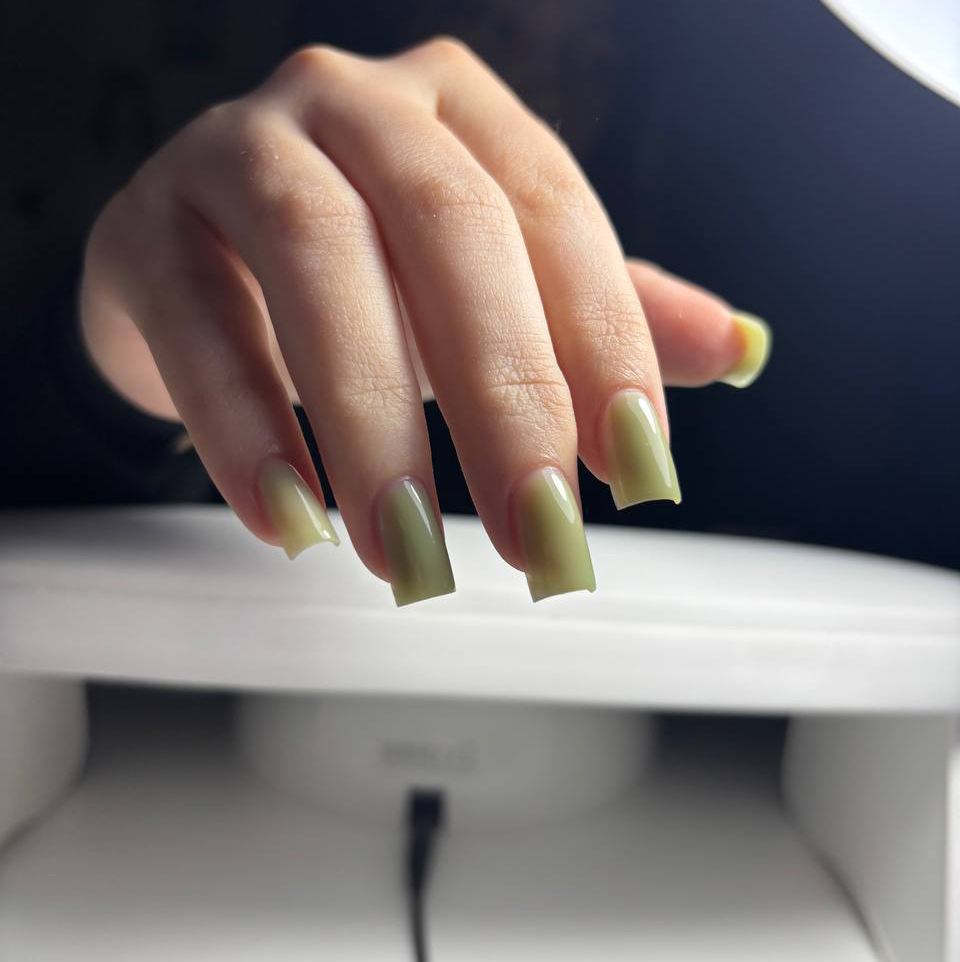 Маникюр+покрытие однотон