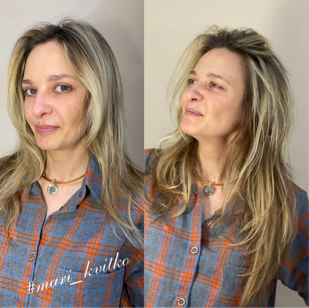 Прикорневой объем ФЛИССИНГ на длинные волосы