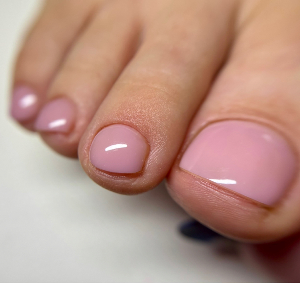 Педикюр ( только пальчики) с покрытием