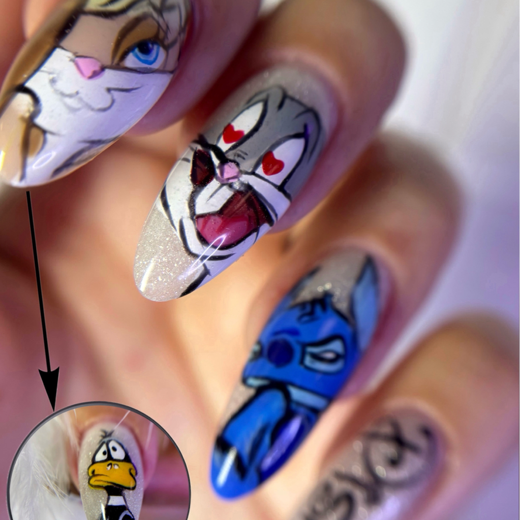 Сложный дизайн ногтей