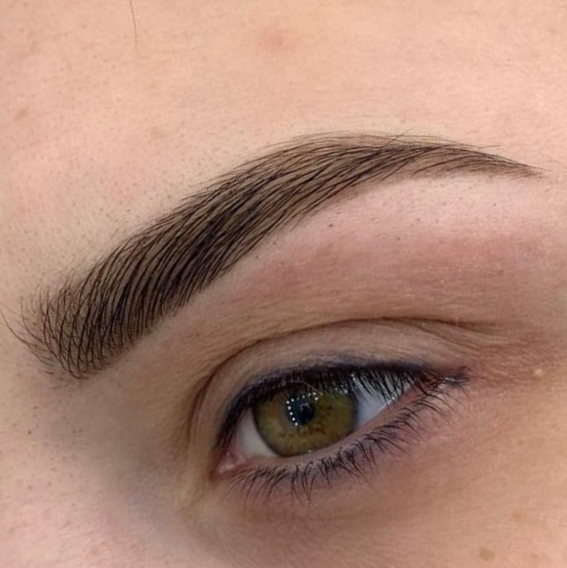 Коррекция + окрашивание бровей   Shaip and color eyebrows