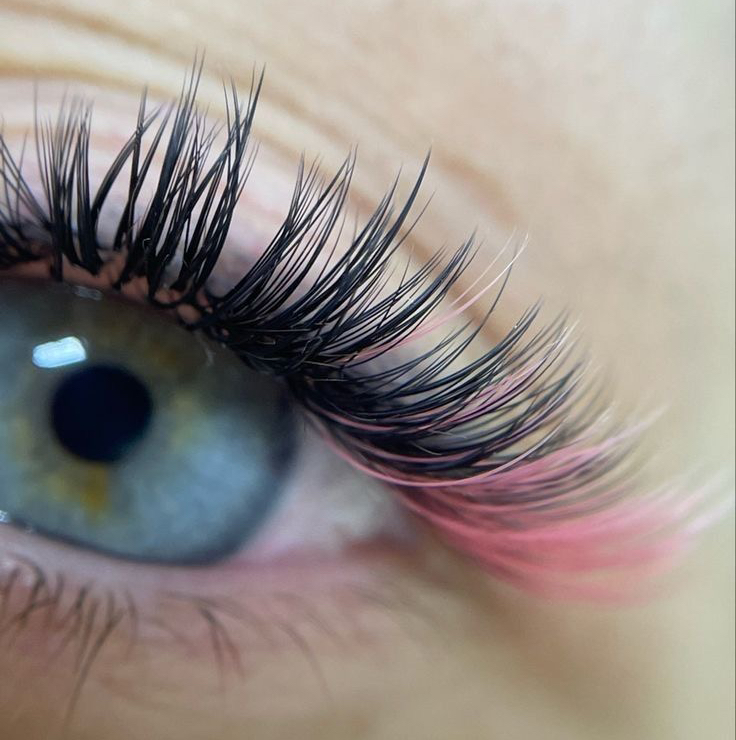 Доплата за вставки/лучики из цветных ресниц или ресниц с блестками