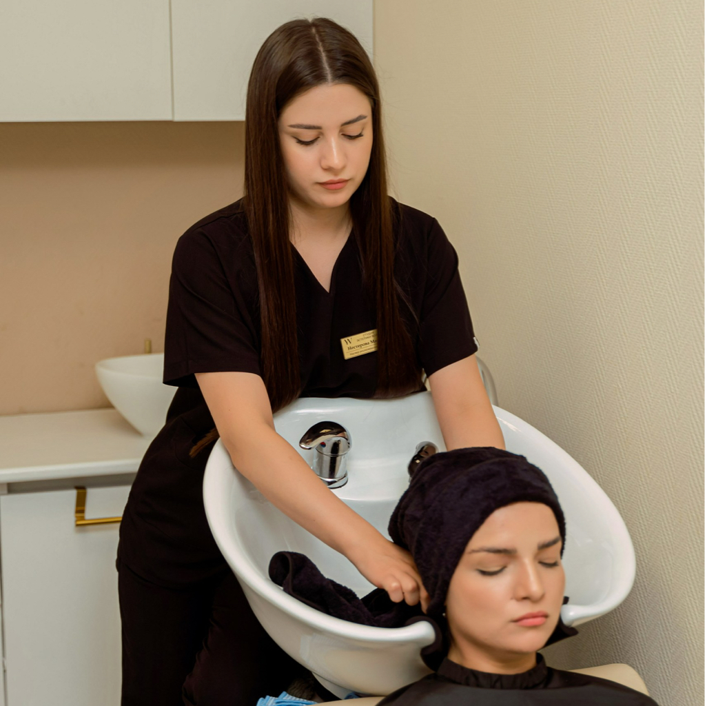 Полировка волос+ Пилинг кожи головы