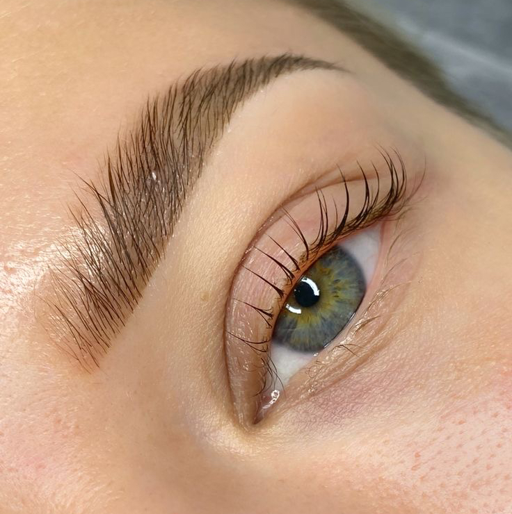 Комплекс: долговременная укладка бровей+ коррекция и окрашивание+ ламинирование ресниц