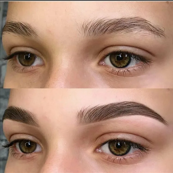 Коррекция бровей + окрашивание бровей