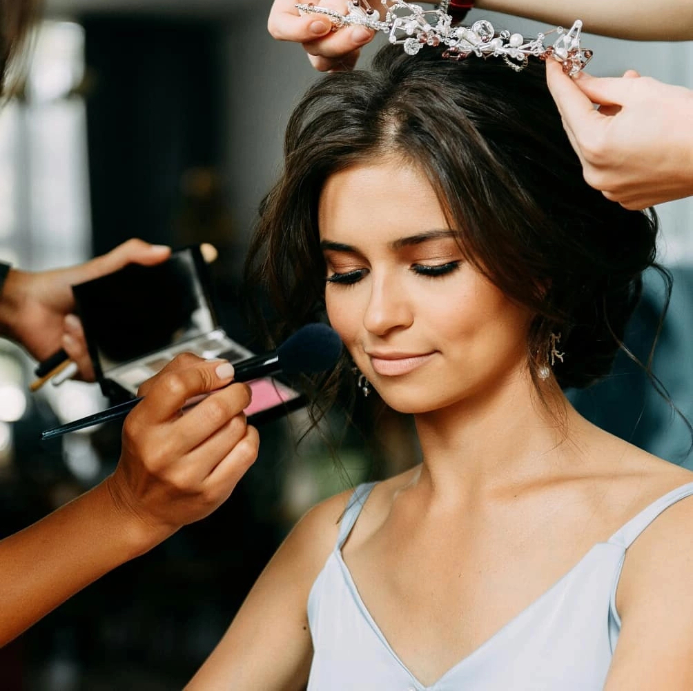 Репетиция свадебной прически
