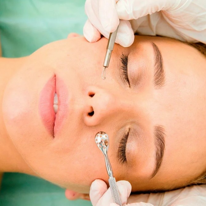 механическая чистка лица