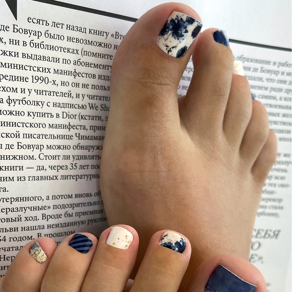 Педикюр с плёнками