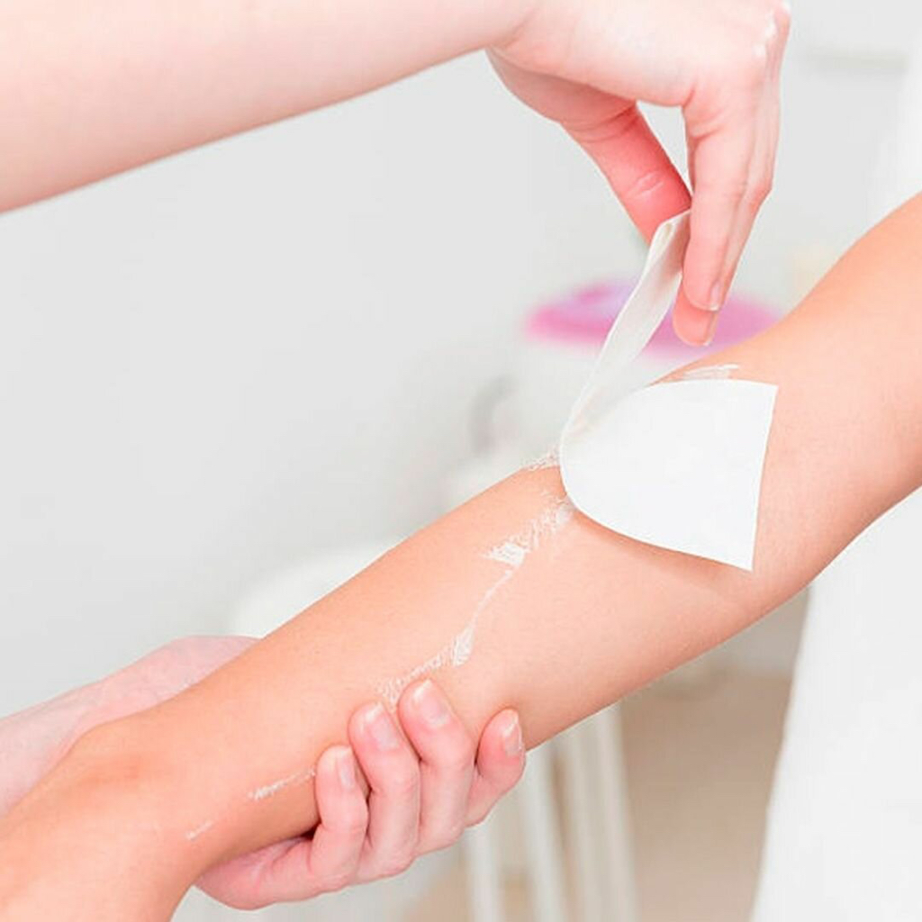 Шугаринг  
Руки полностью