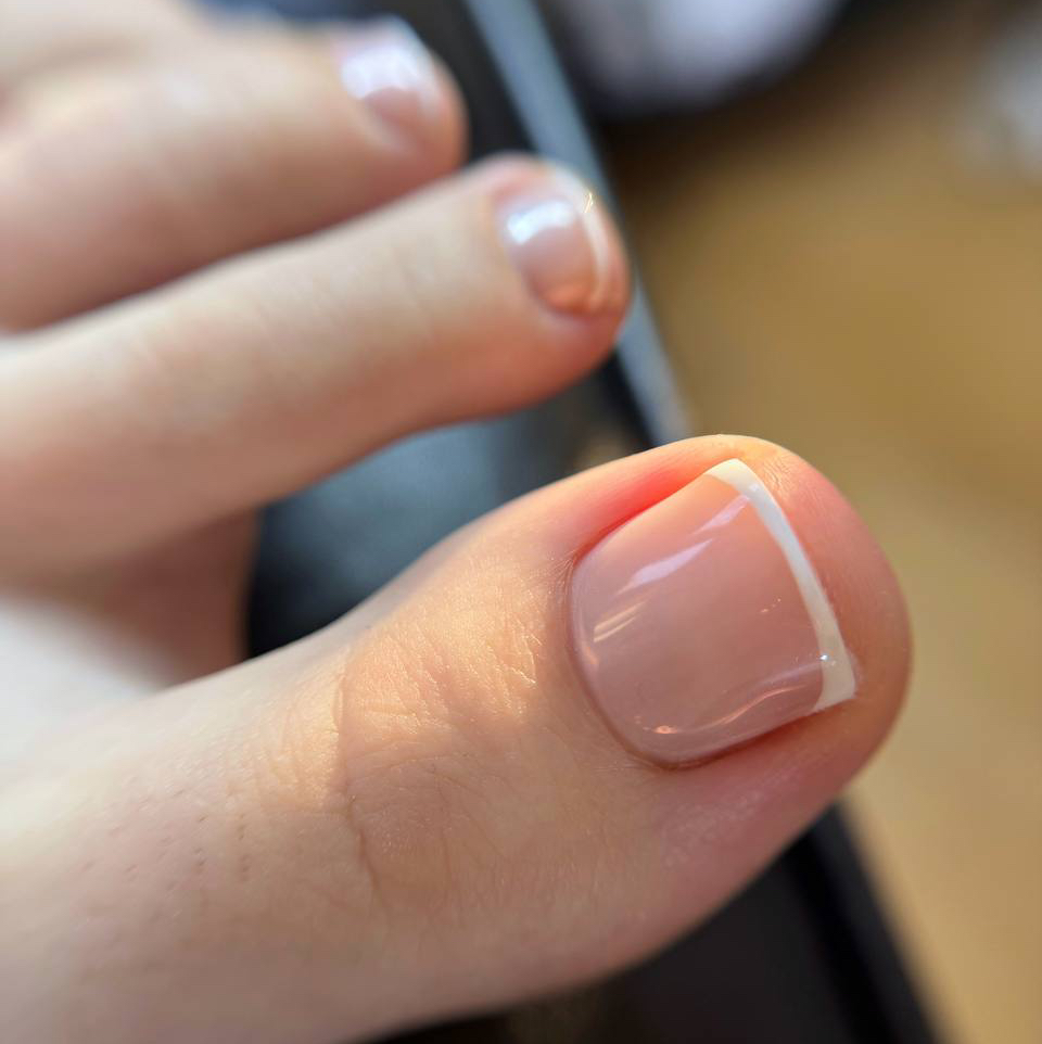 Pedicure (with foot) + coating + design