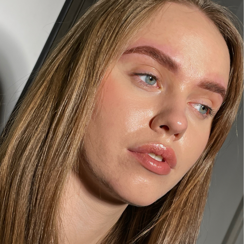 Архитектура бровей краской