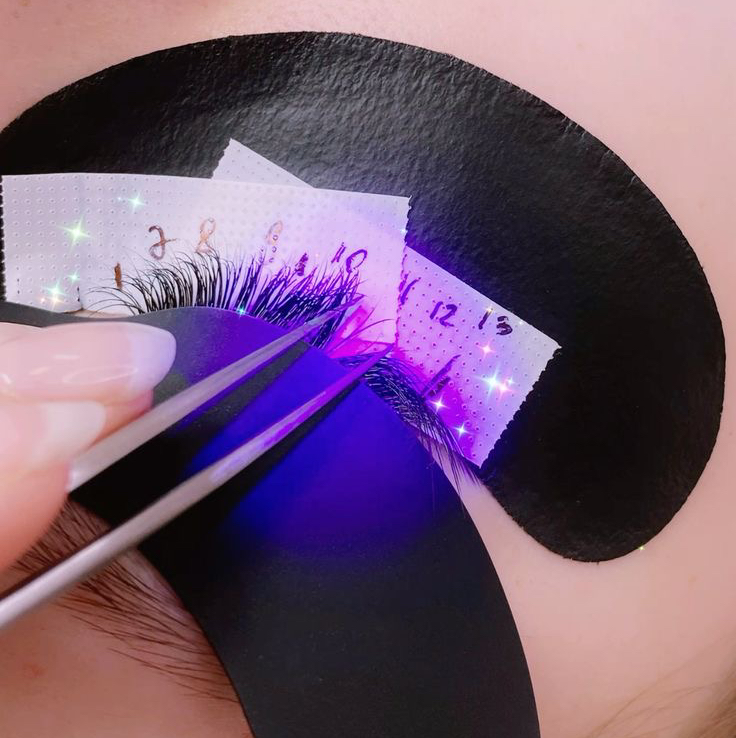 LED/ЛЭД наращивание ресниц