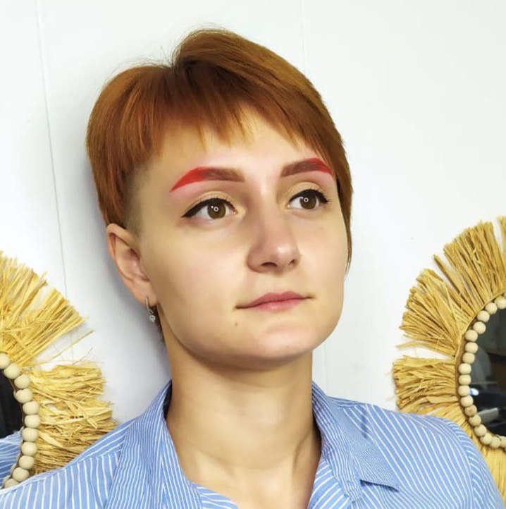 Брови /цветное окрашивание бровей