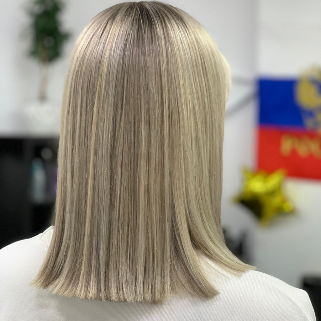 Айртач, омбре, балаяж, растяжка, контуринг + уход ( средние волосы)