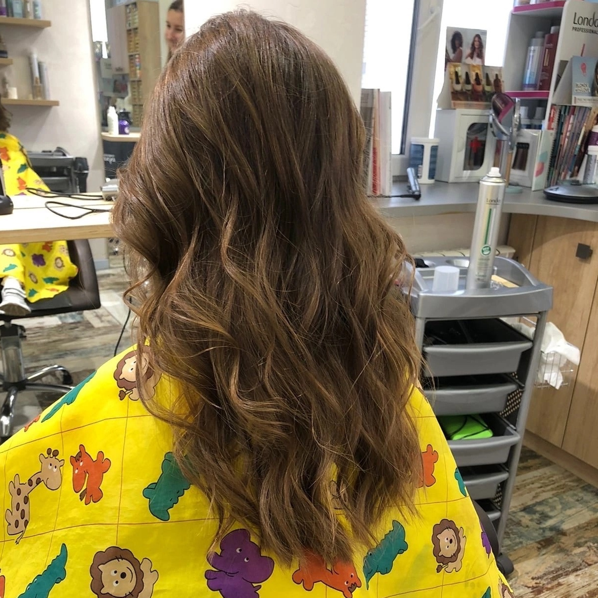 Укладка (локоны с применением укладочных средств, начеса) (для детей до 7 лет включительно)