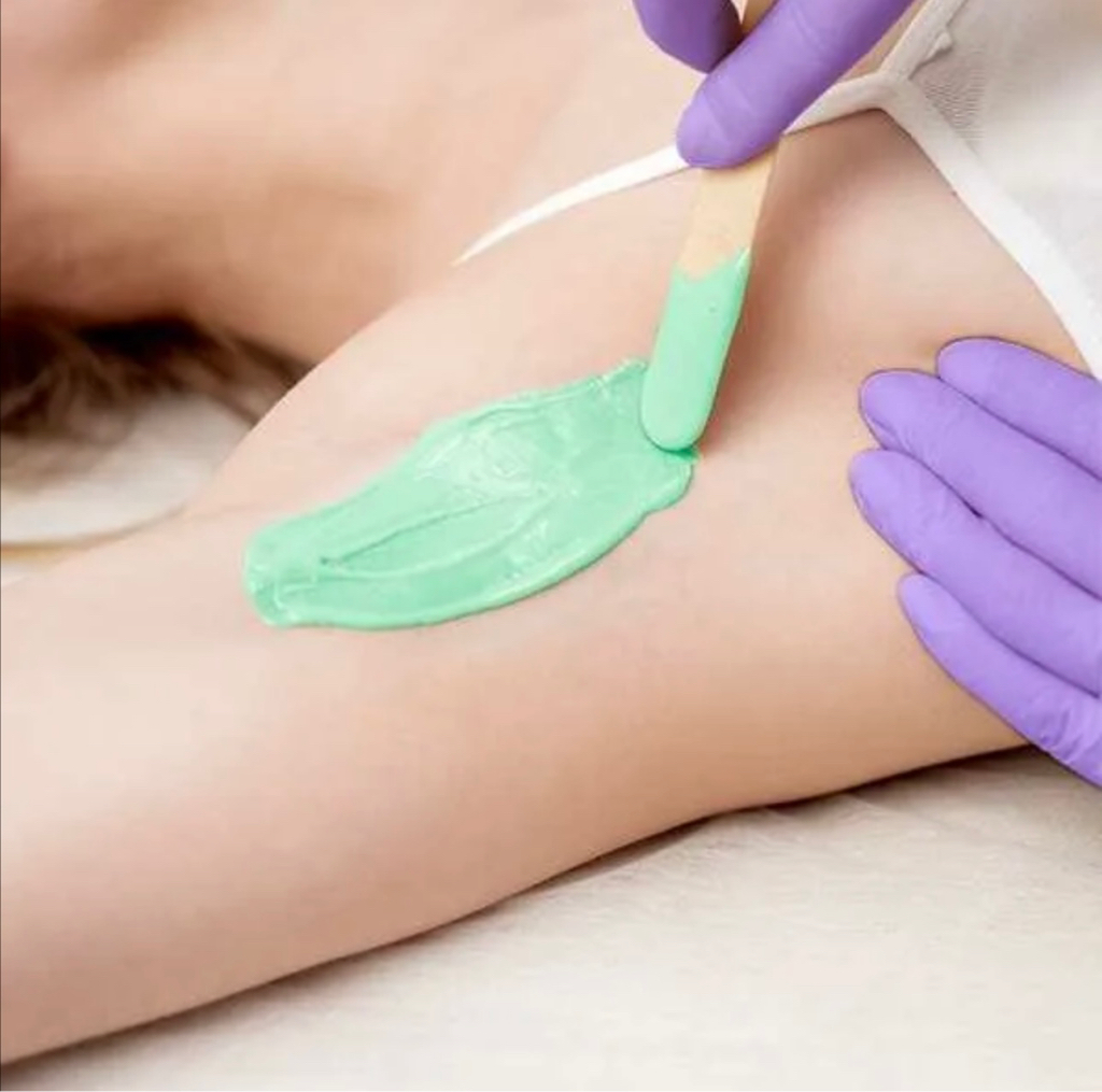 Восковая депиляция (полимерный воск)подмышечные впадины