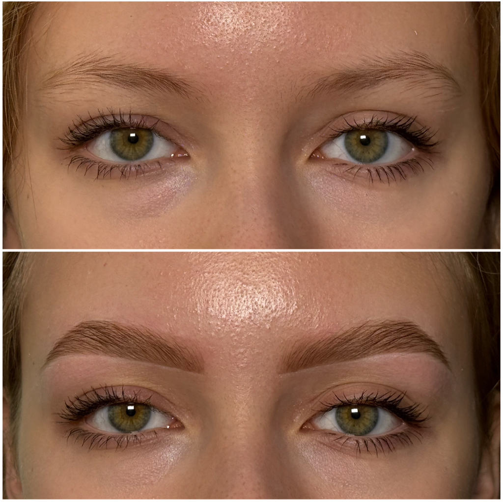 Ламинирование, окрашивание и коррекция