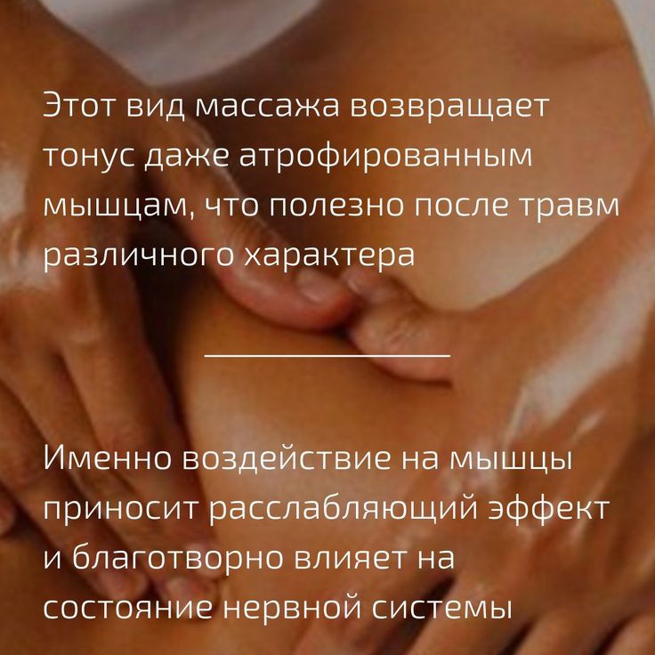 классический/расслабляющий/лимфодренажный/оздоровительный массаж