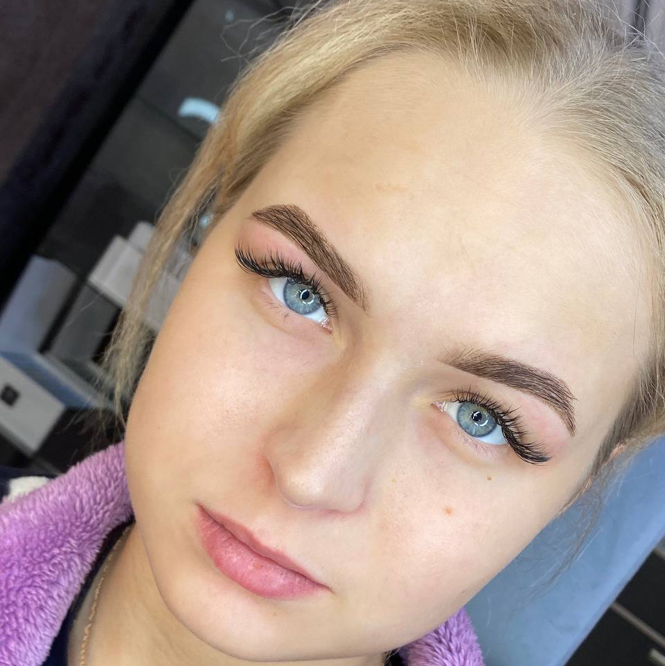 Окрашивание бровей (краска)