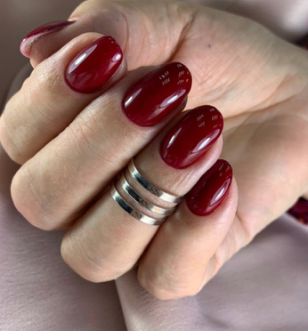 Маникюр + покрытие гель лаком + укрепление ( только  база) без моделирования