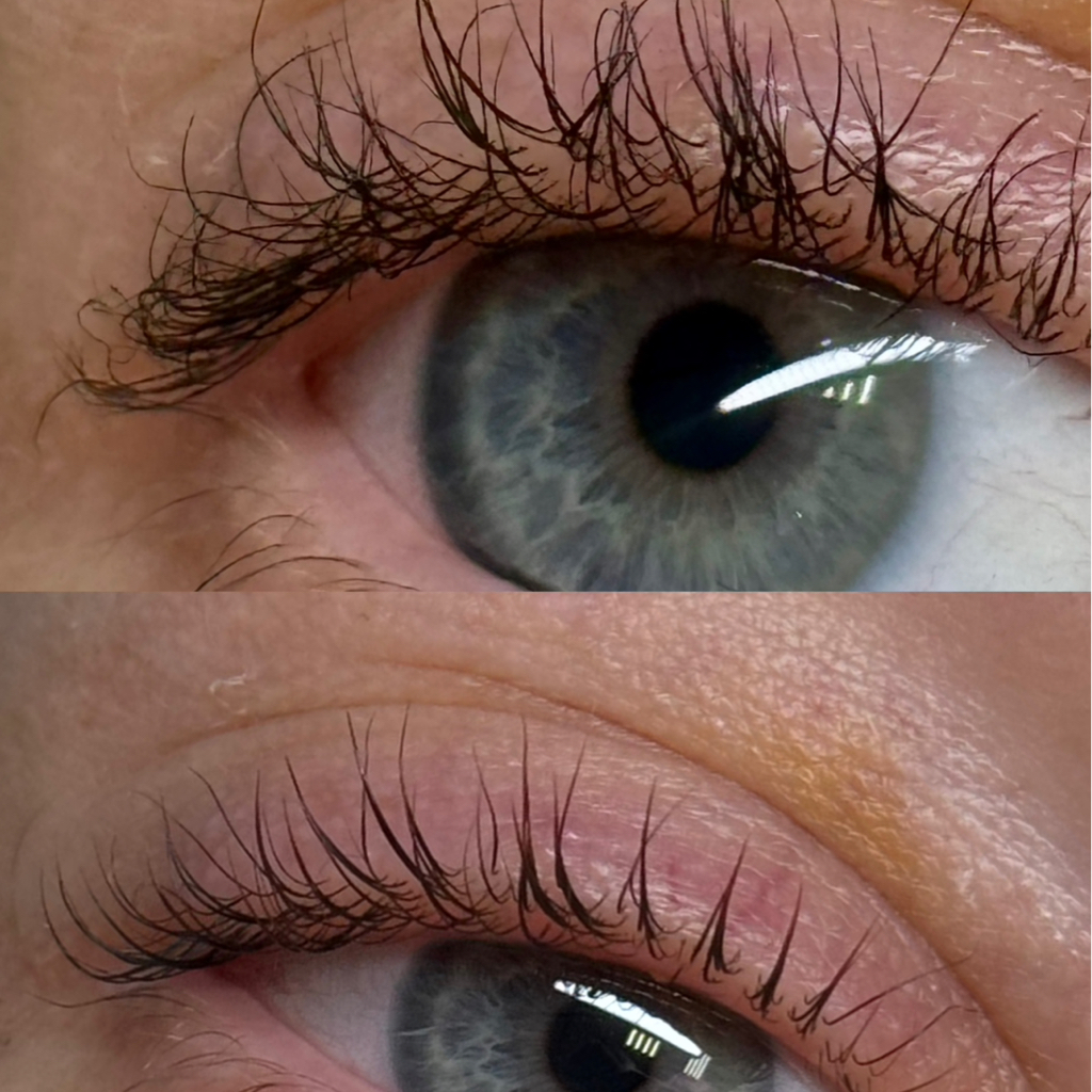 Исправление неудачного ламинирования ресниц