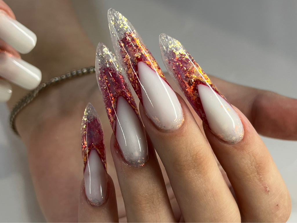 Выкладной френч (готический миндаль/миндаль/квадрат/стиллет)