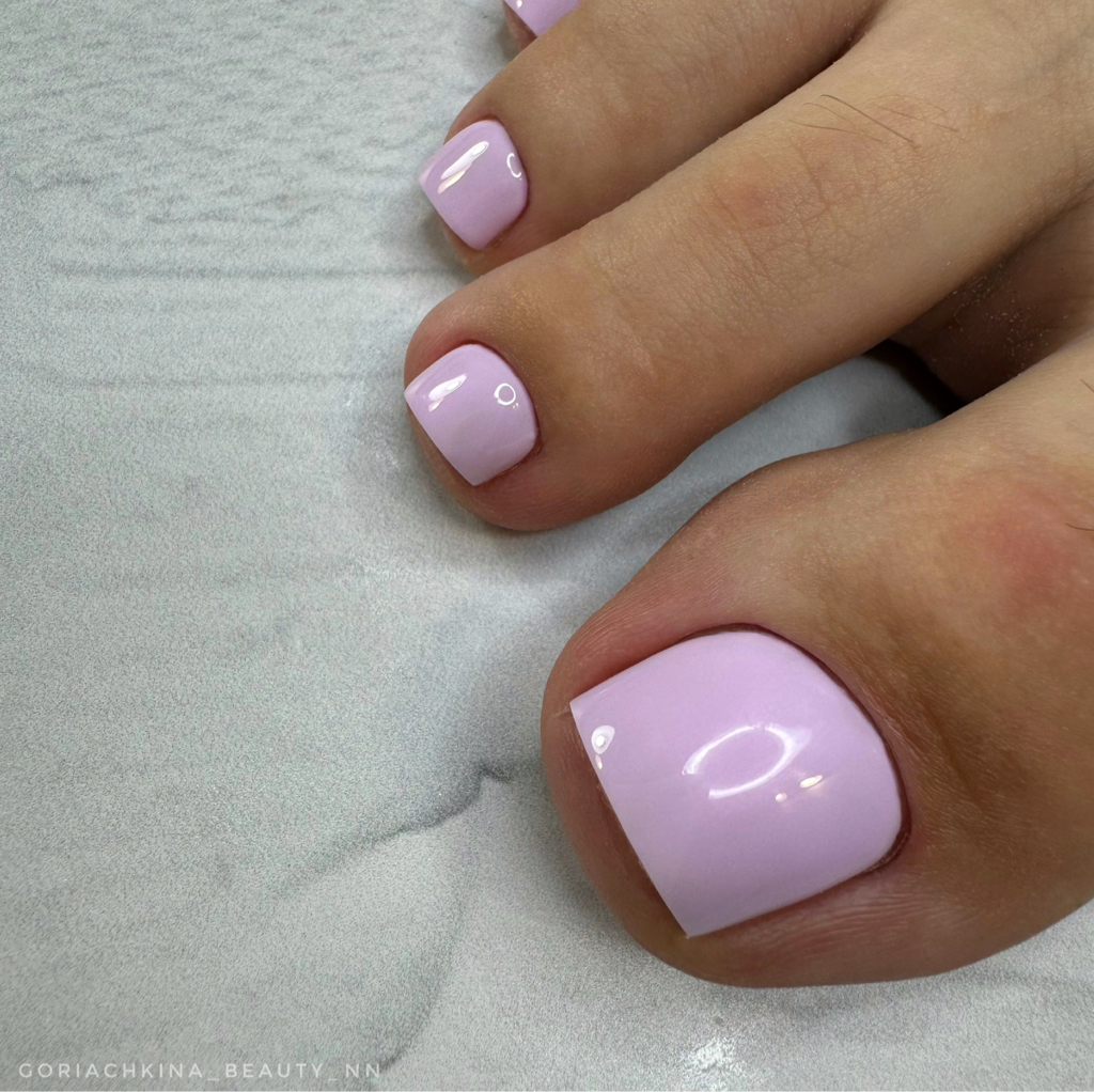 Педикюр с покрытием